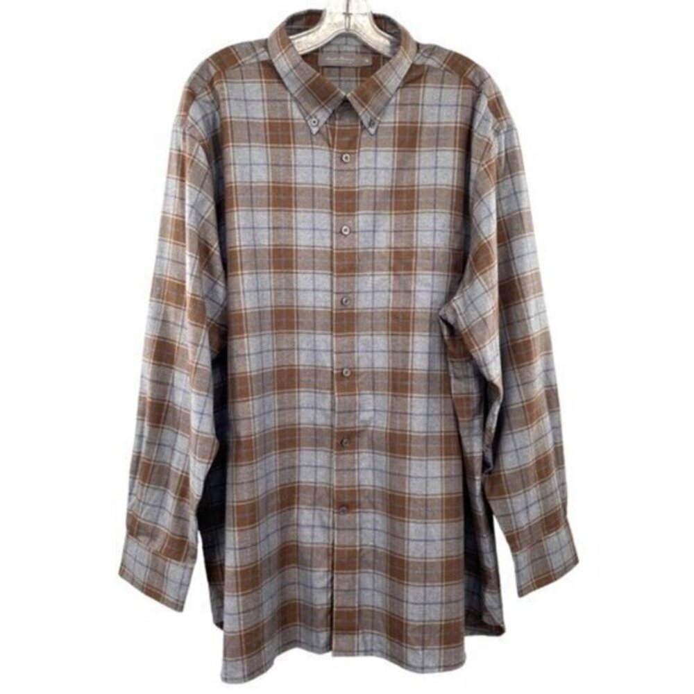 Daniel Cremieux Plaid Button Down Shirt Long Sleeve